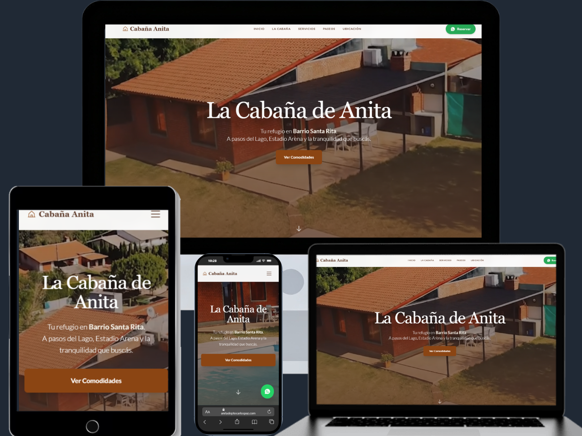 Web Cabaña Anita
